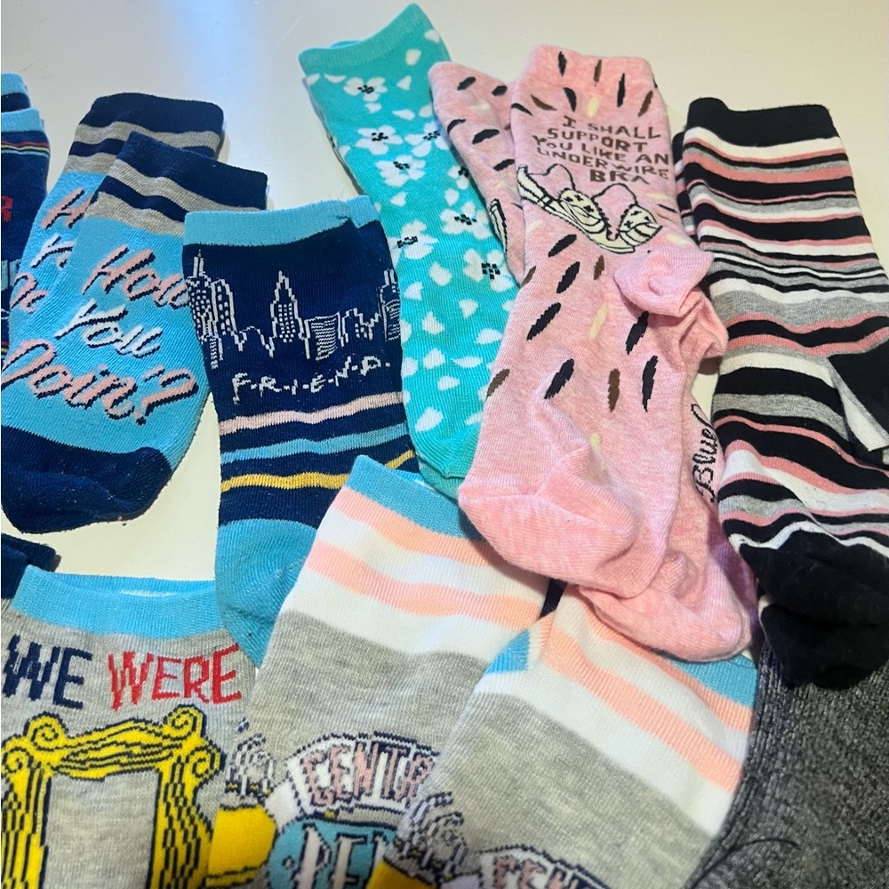 Assorted Colorful Women’s Socks Collection - Picture 4 of 6